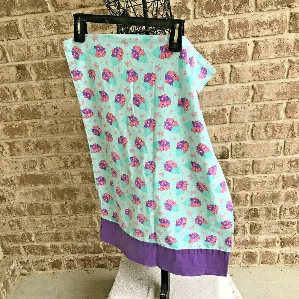 Care Bears Pillowcase Standard Butterflies Vintage